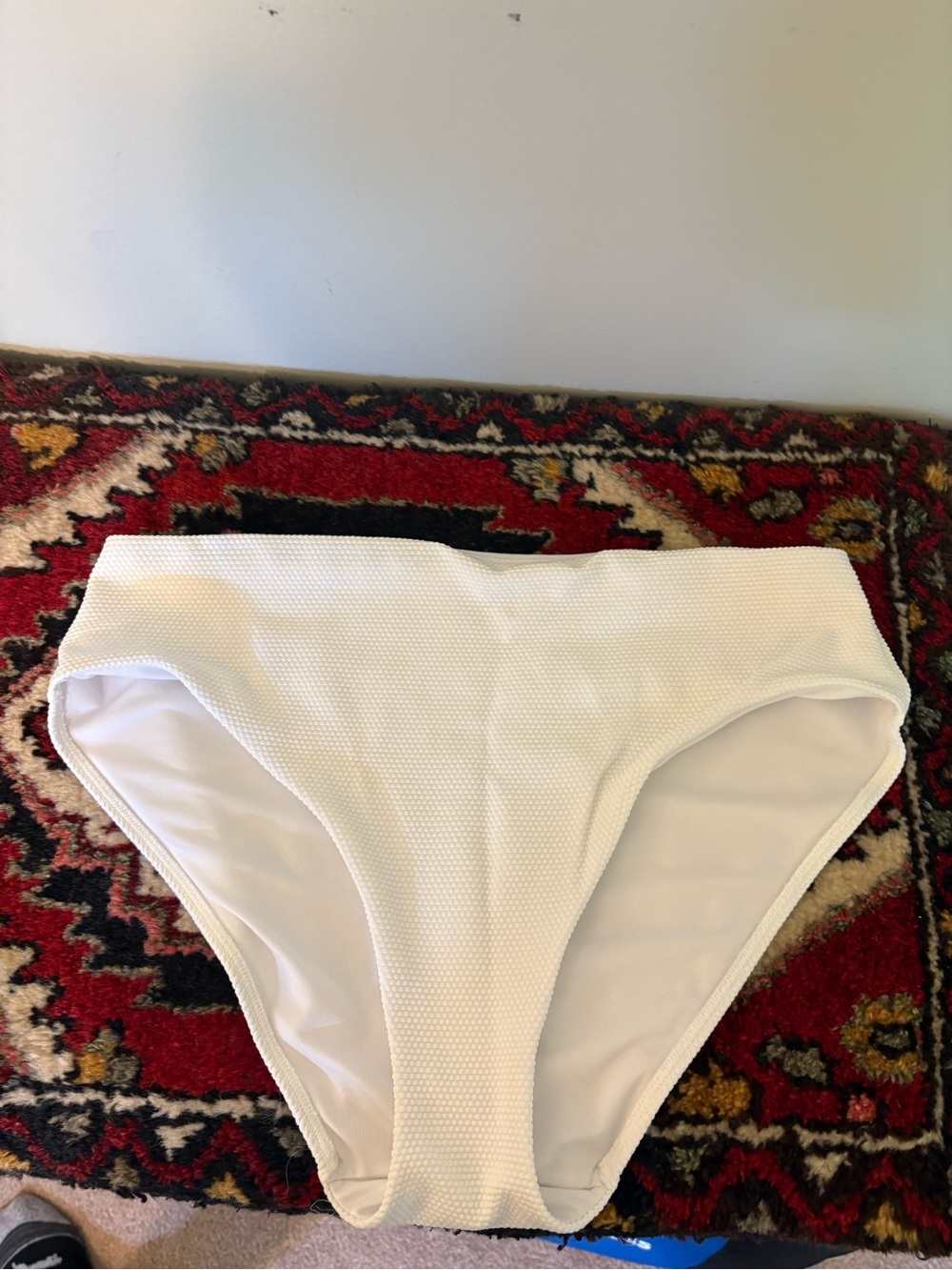 Athleta White High-Waist Bikini Bottom